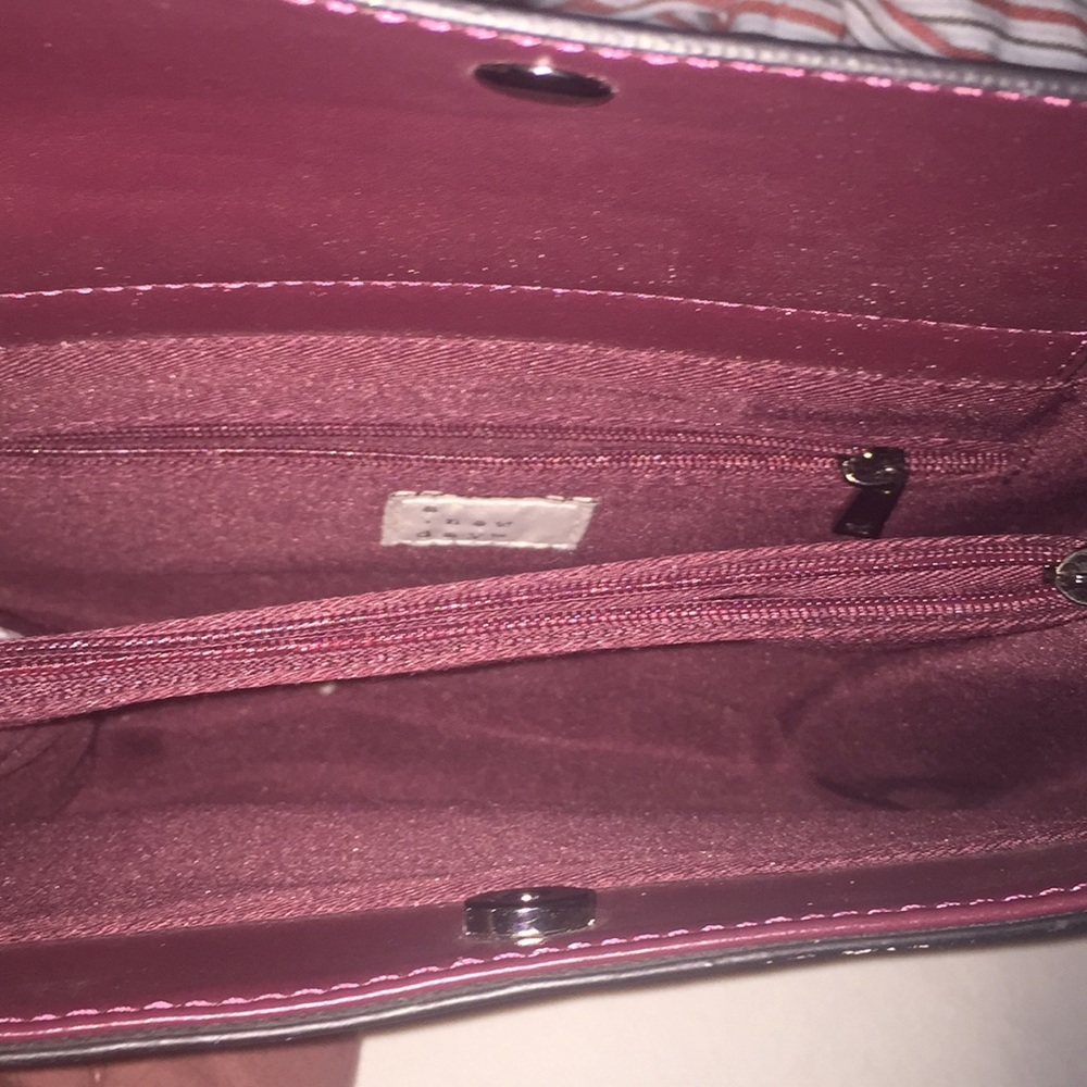 Burgundy Crossbody handbag